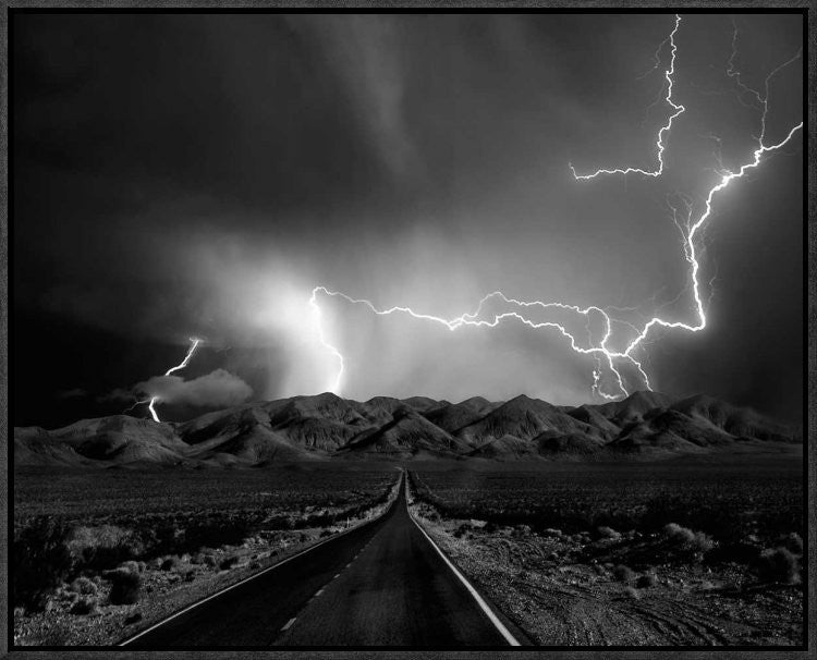 "On The Road With The Thunder Gods"  by Yvette Depaepe, 23x18"