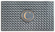 A1HC 100% Rubber Monogrammed Heavy Duty Durable Doormat 24"x39"�, C