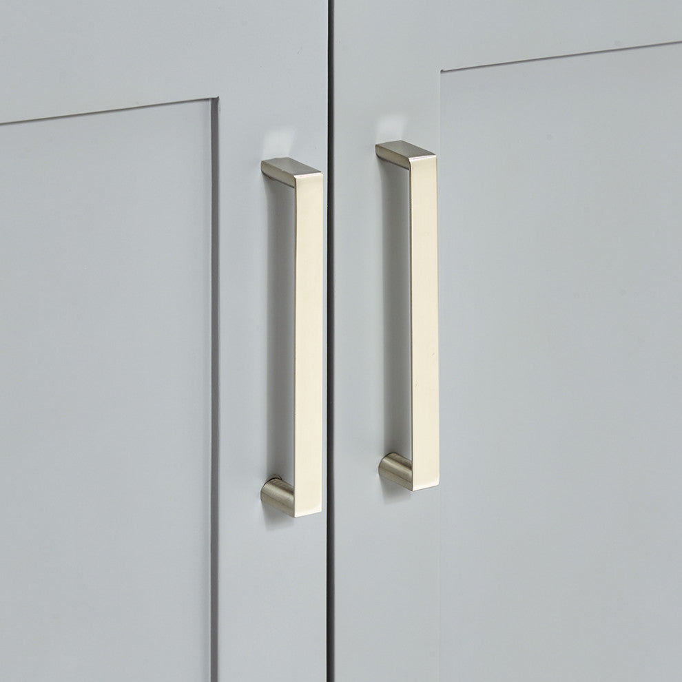 Magnolia 61" Oval Sinks Bath Vanity, 0.75" Carrara Marble