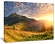 "Summer Sunrise Under Thick Clouds" Landscape Canvas Photo Print, 20"x12"