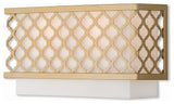 Livex Lighting Arabesque Light ADA Wall Sconce, Soft Gold