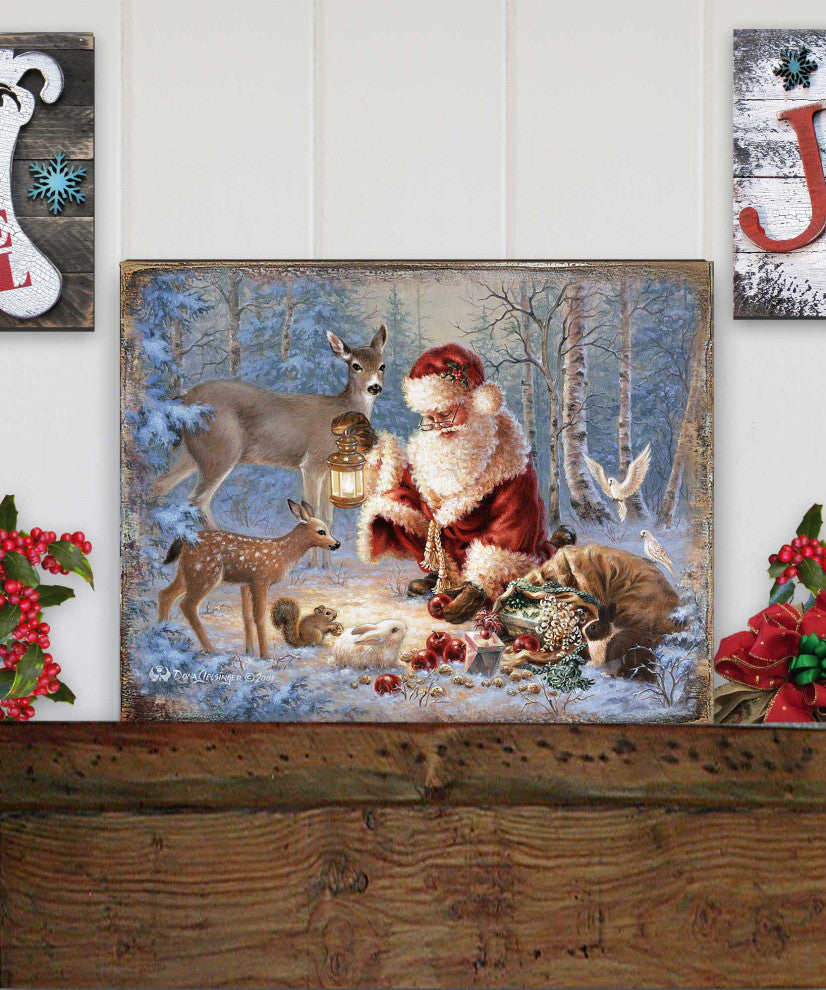 Abundance of Joy Wooden Block, 48 X 36