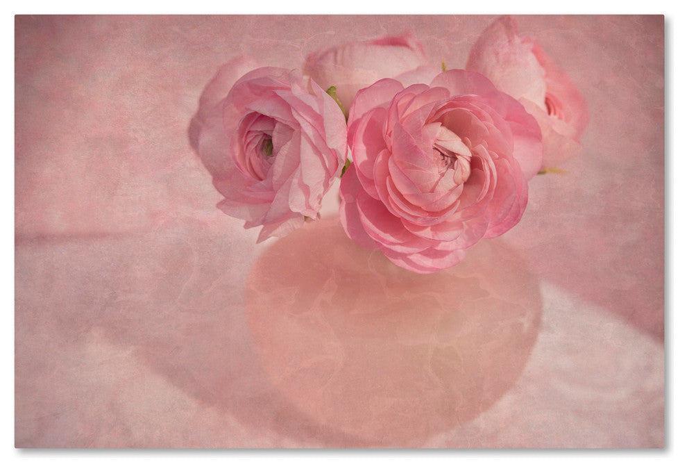 Cora Niele ''Pink Ranunculus Bouquet'' Canvas Art