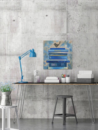 "Whisper Thinking I" Painting Print on Wrapped Canvas, 48"x48"