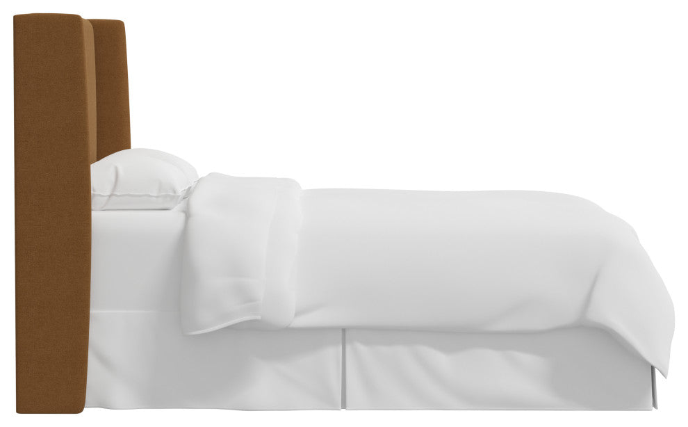 Queen Wingback Headboard, Zuma Amber