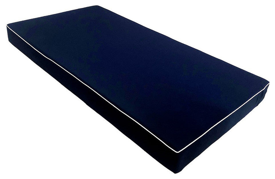 Style6 Queen Contrast Pipe Outdoor Mattress Bolster SlipCover COMPLETE SET AD101