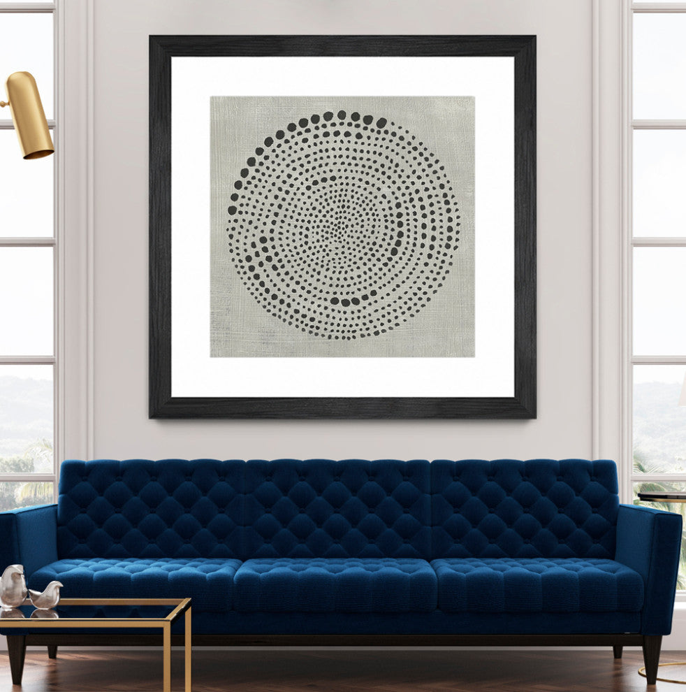"Mythos II" Matted and Framed, 36" X 36"