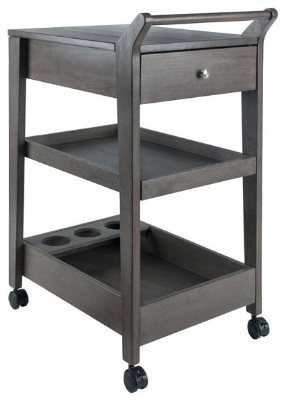 Jeston Entertainment Cart, Oyster Gray