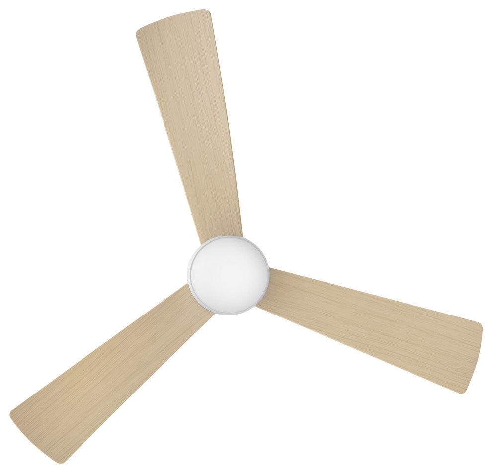 Hinkley Una LED Ceiling Fan, Matte White, 44"