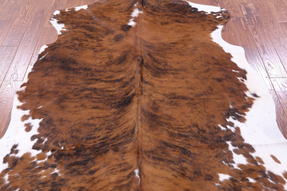 Natural Cowhide Rug 7' 0" X 6' 7" C2355