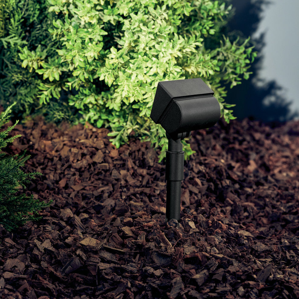 Textured Black Mini Flood