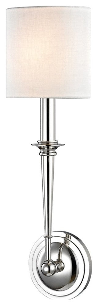Hudson Valley Lourdes One Light Wall Sconce 1231-PN