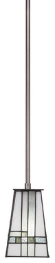 Apollo 1-Light Mini Pendant with Hang Straight Swivel, Graphite/New Deco Art