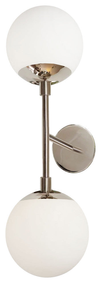 24" Dayana Transitional Modern Wall Sconce, Polished Chrome