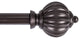 UTOPIA ALLEY 3/4 Inch Curtain Rod - Curtain Rods For Windows 48 to 86 Inch, Oil Rubbed Bronze