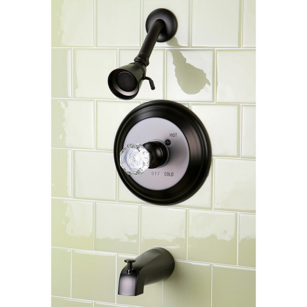 Kingston Brass Single-Handle Tub and Shower Faucet, Oil Rubbed Bronze