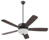 Ovation Transitional Ceiling Fan in Matte Black