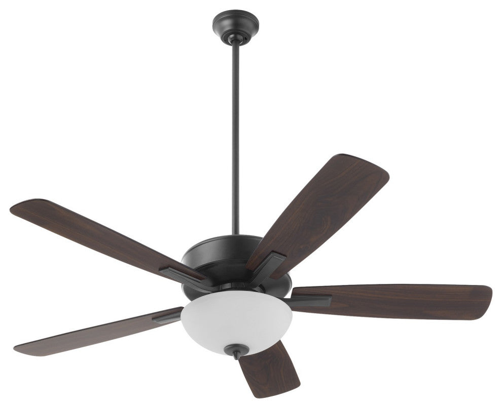 Ovation Transitional Ceiling Fan in Matte Black