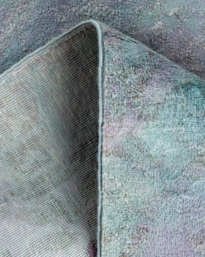 Vibrance, One-of-a-Kind Handmade Area Rug Gray, 4'2"x6'1"