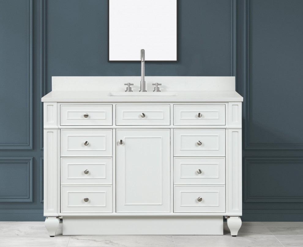 Winston Traditional White 48" Single Vanity