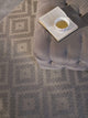 Outdoor Collection Accent Diamond Rug - Moroccan Rug, Dove, 5'3"x7'6"