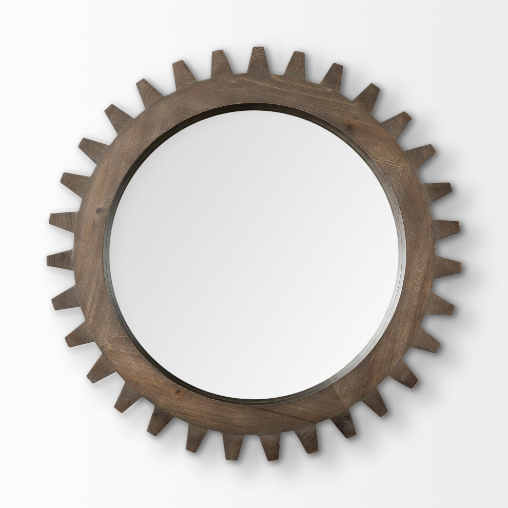 Industrial Wall Mirror, Cog Mirror II