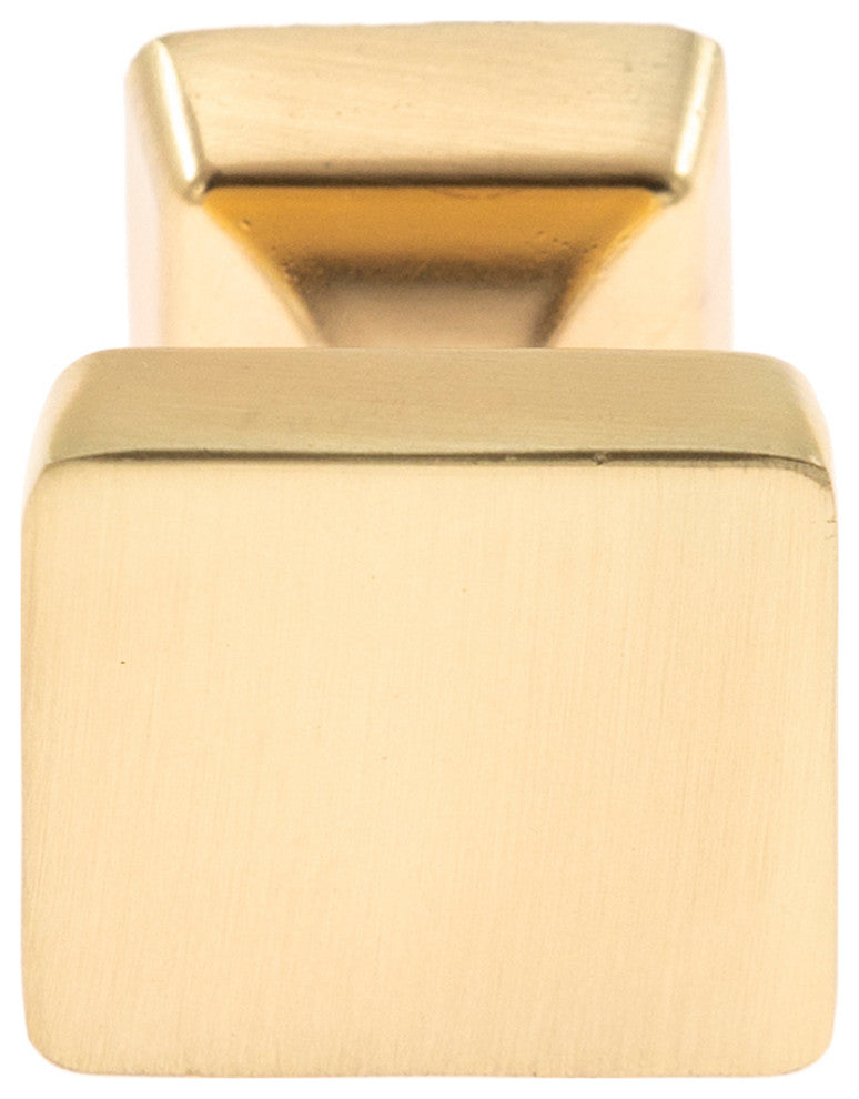 Utopia Alley Zinc Cabinet Pull/Knob, Brushed Brass, Knob, 1 Pack