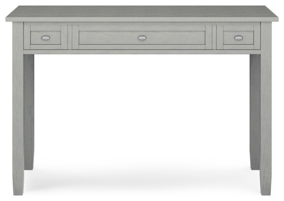 Warm Shaker SOLID WOOD Desk, Fog Grey