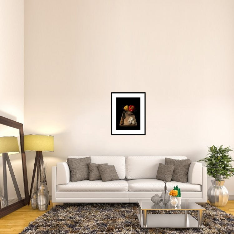 "Peppers Soup" Framed Digital Print by Antonio Zoccarato, 26"x32"