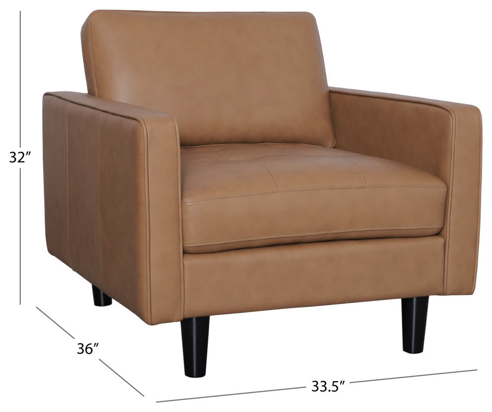 Parker Top-Grain Leather Chair