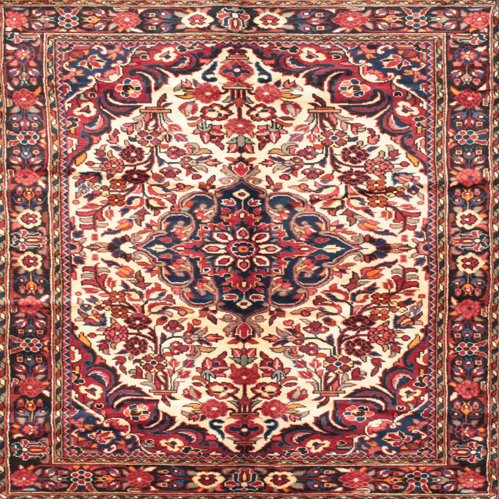 Ahgly Company Indoor Square Traditional Area Rugs, 7' Square