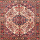Ahgly Company Indoor Square Traditional Area Rugs, 7' Square