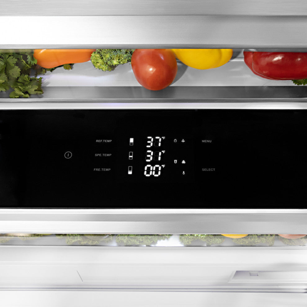 ZLINE Refrigerator With Internal Water, White Matte RBIV-WM-30-MB