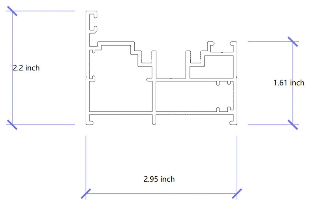 Patio Bi-Fold Door Open Left to Right 120"x80", White Color, Low E Glass