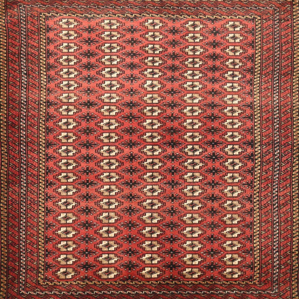 Ahgly Company Indoor Square Traditional Area Rugs, 3' Square