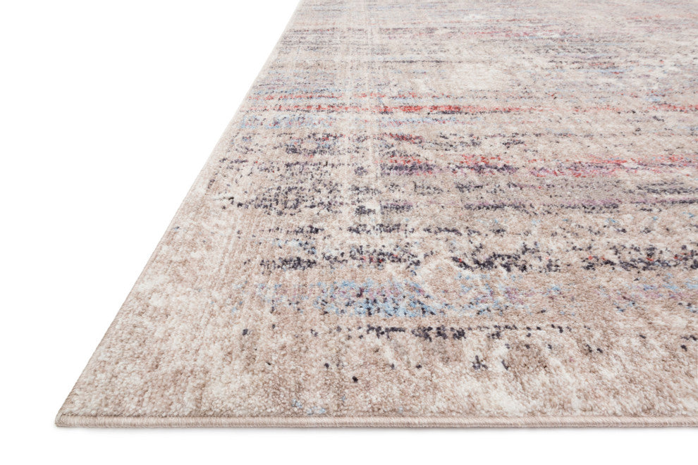 Polyester Pile Dante Area Rug by Loloi II, Beige/Multi, 9'6"x13'3"