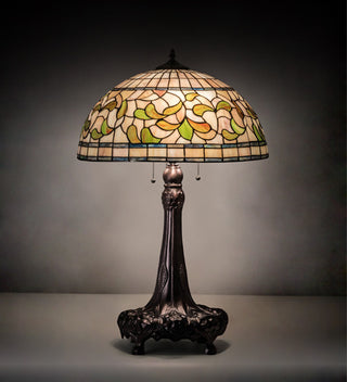 31 High Tiffany Turning Leaf Table Lamp