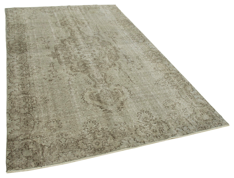 Rug N Carpet - Handwoven Turkish 5' 7" x 9' 2" Contemporary Overdyed Area Rug
