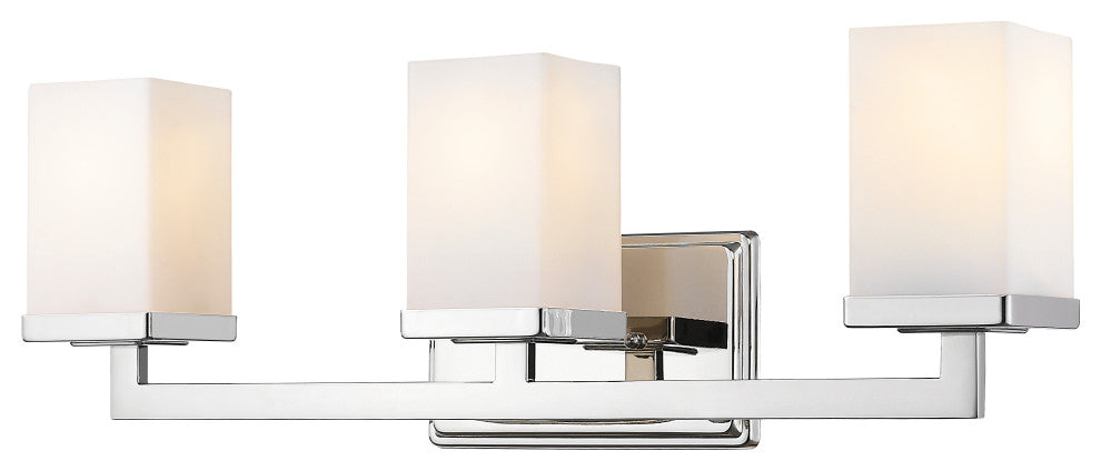 Zlite 1901-3V 3-Light Vanity, Matte Opal