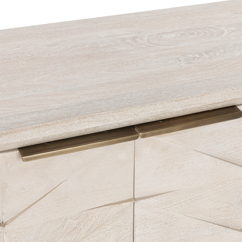 Marvin Mango Wood Sideboard Buffet, 2-Door