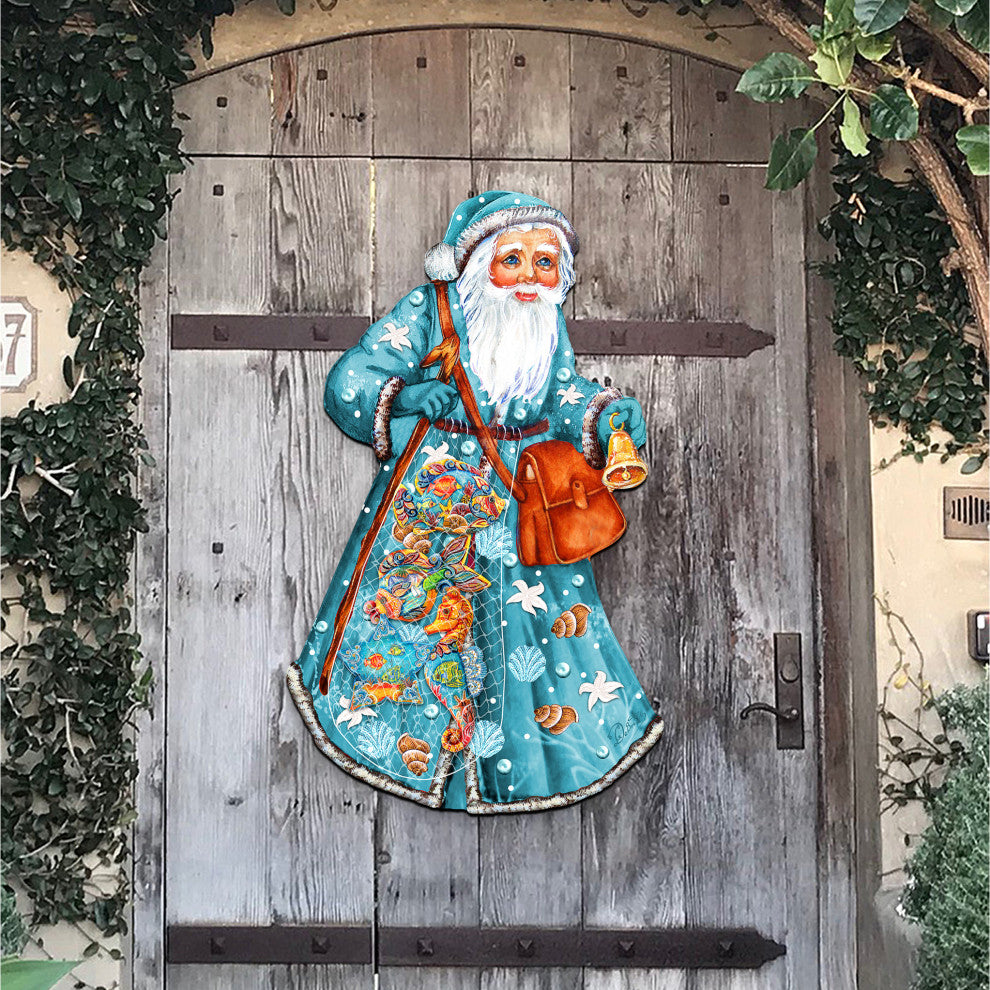 Costal Fishermen Santa Wooded