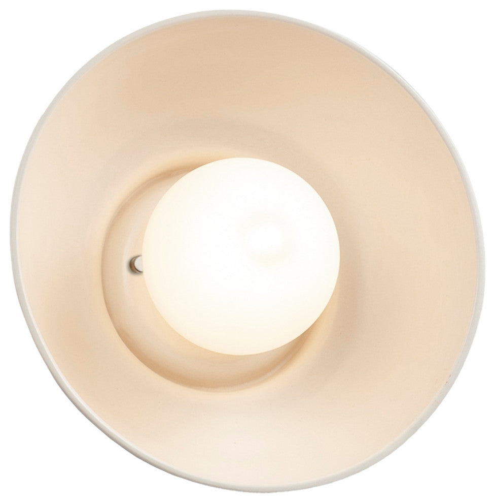 Coupe Wall Sconce, Matte White