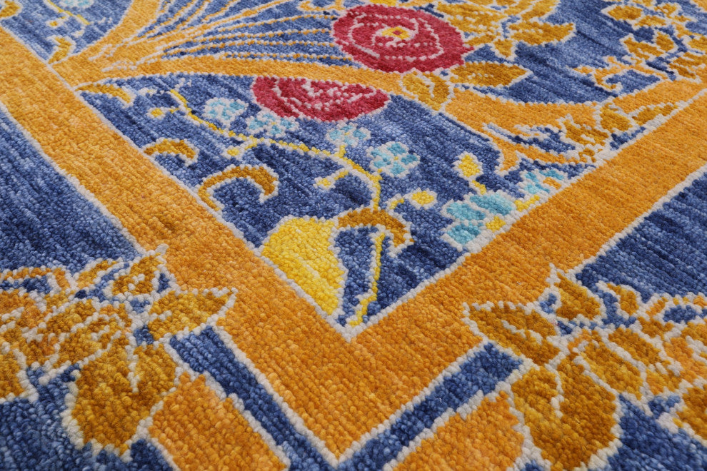 William Morris Handmade Wool Rug 12' 1" X 15' 2" - Q13355