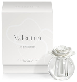 Valentina 50 ml Crystal Ball Porcelain Diffuser, Mandarin Blossom