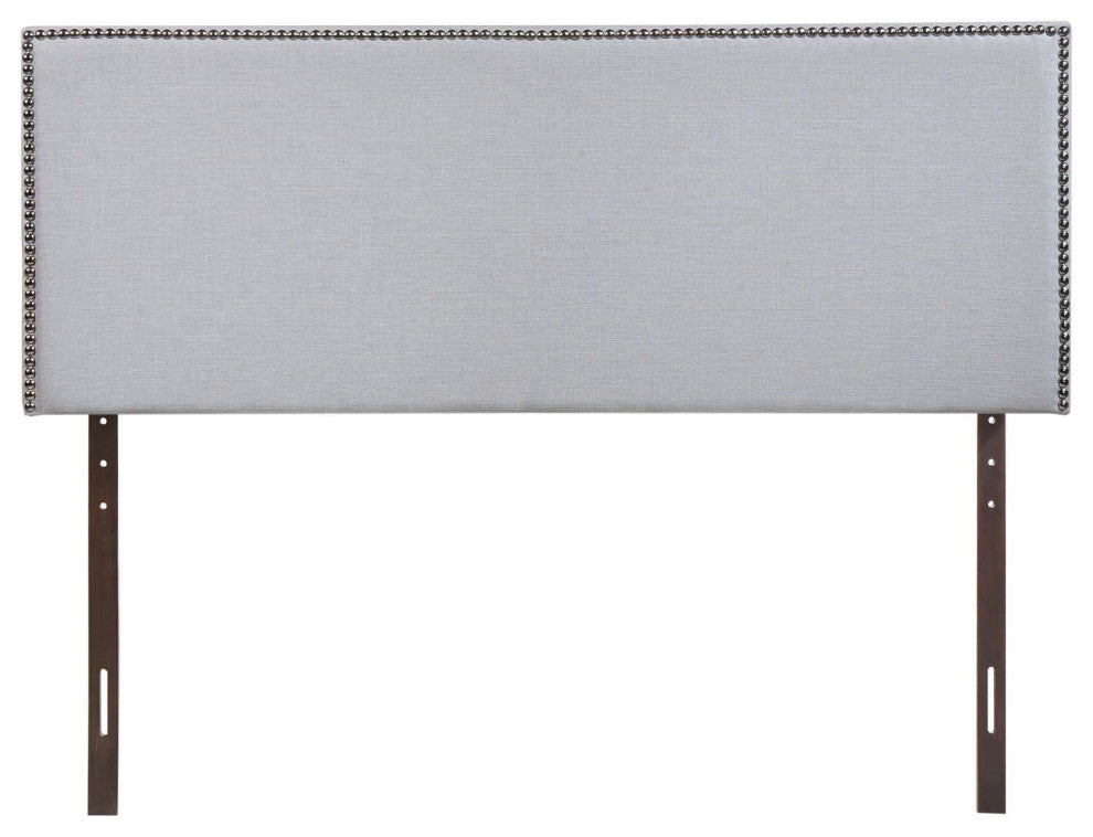Region Queen Nailhead Upholstered Headboard