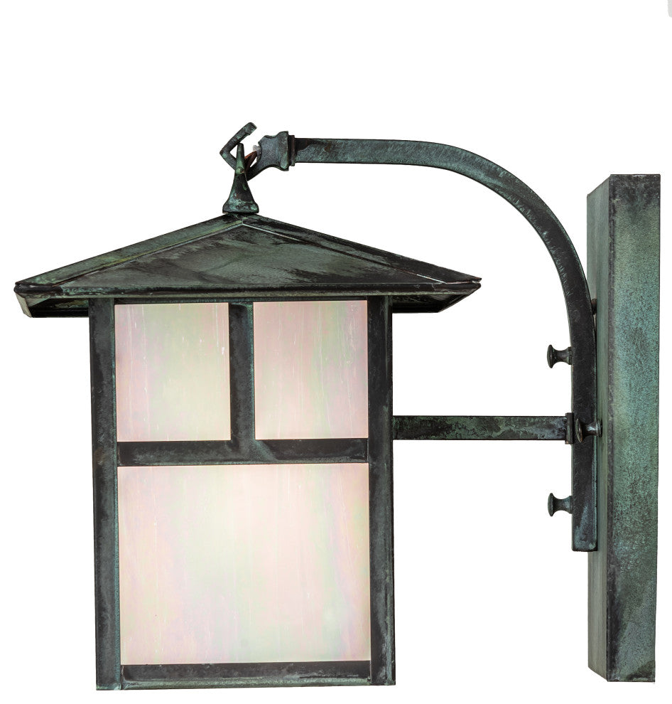 9 Wide Seneca T Mission Curved Arm Wall Sconce