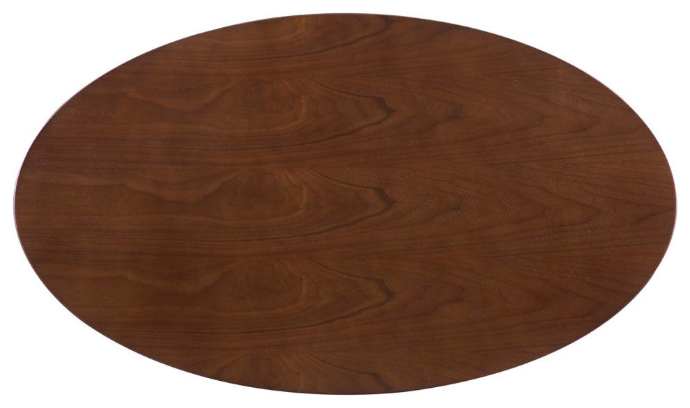 Verne 48" Oval Dining Table Gold Walnut -4751