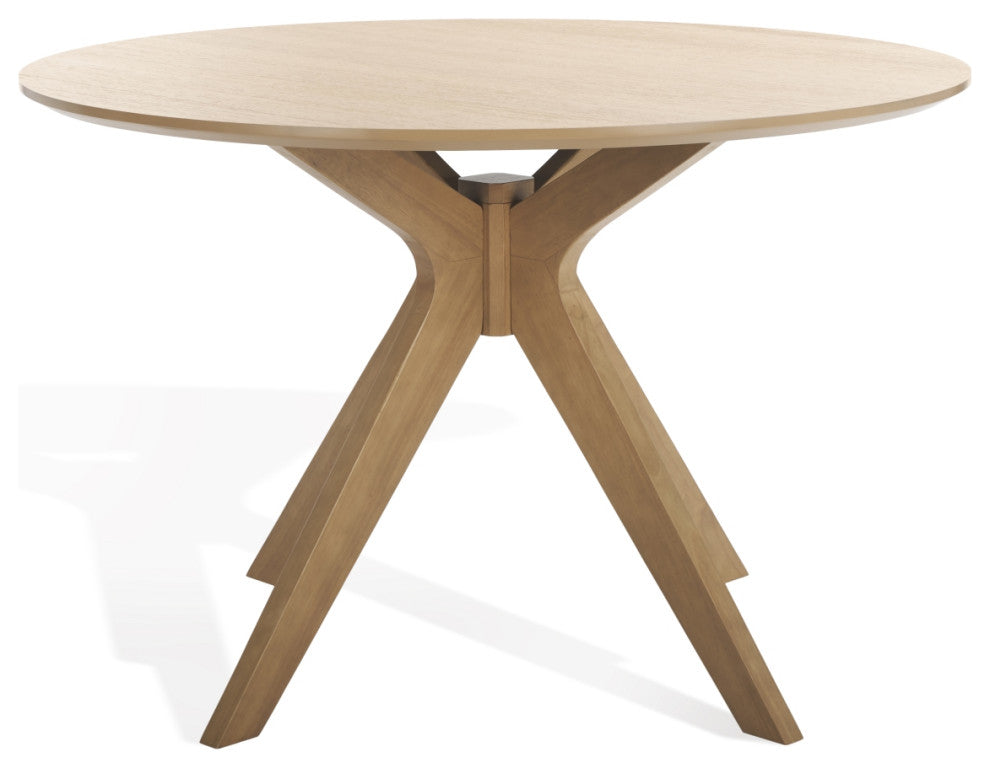Safavieh Couture Carolee 46" Round Dining Table, Natural