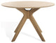 Safavieh Couture Carolee 46" Round Dining Table, Natural