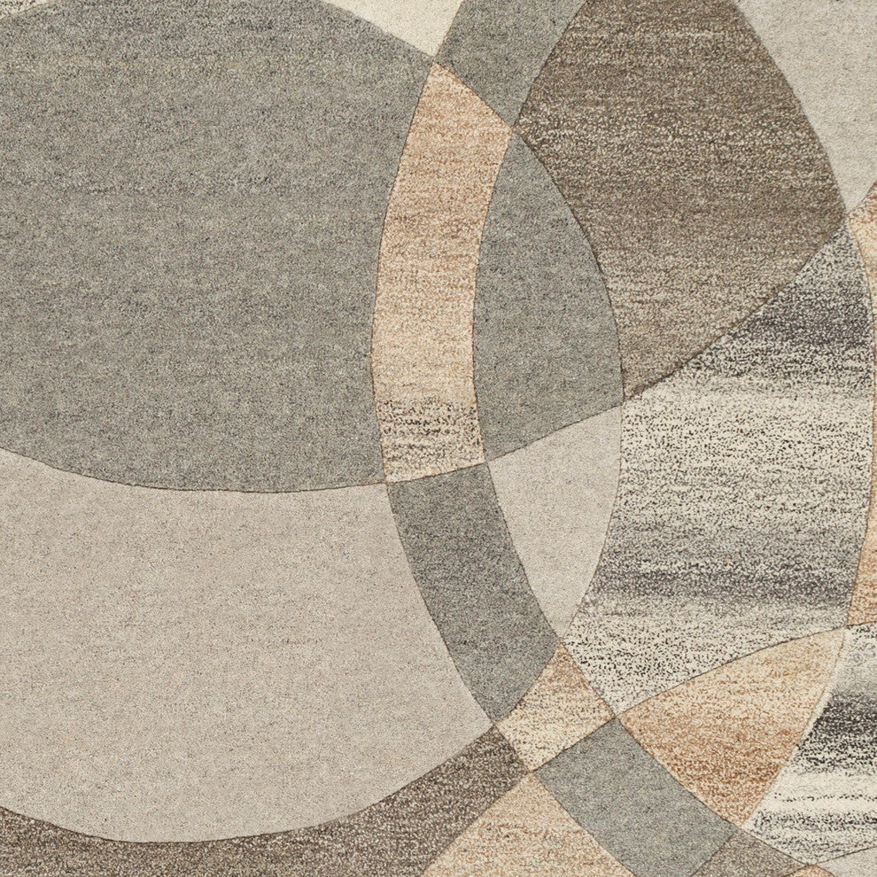 Forum Modern Gray Area Rug, 4' Square